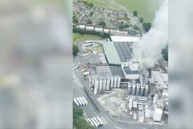 Huge fire at Carling and Coors brewery